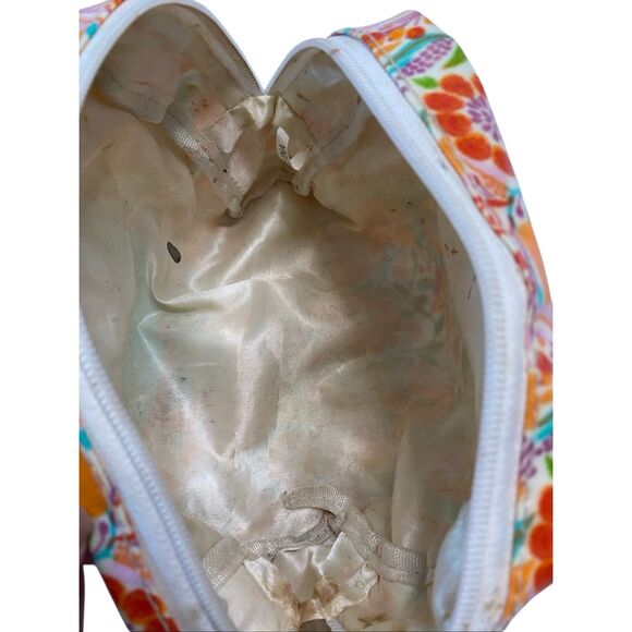 Wild Child Floral Makeup Bag Bright Boho Travel Cosmetic Pouch Organizer Beauty - Picture 6 of 11